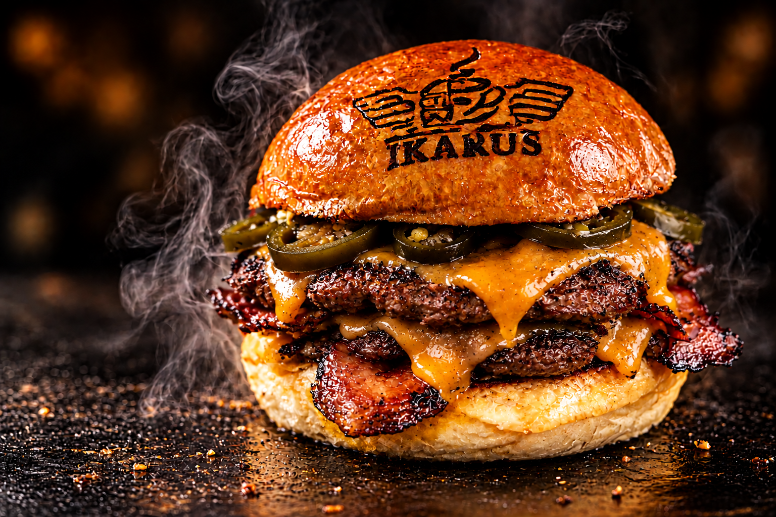 Jalapeňo Smash double Burger