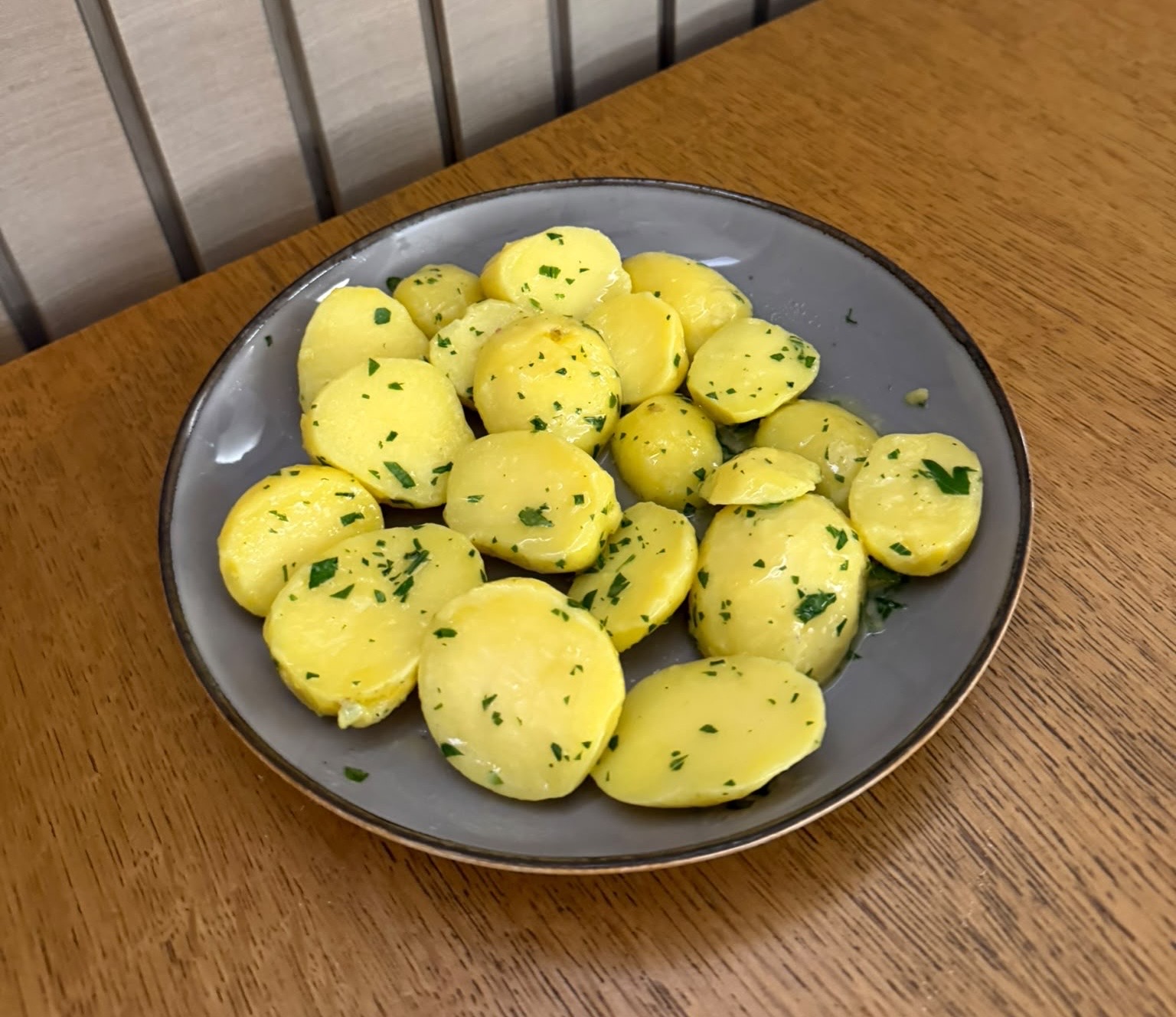 Boiled potatoes
